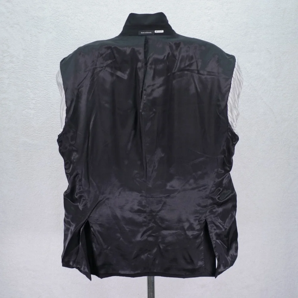 Pronto Uomo‎ Platinum Wool Black 2 Button Blazer 50L Tagged 52L